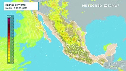 Download Video: Ráfagas de viento en México: valor y viento serán los dominante en el país