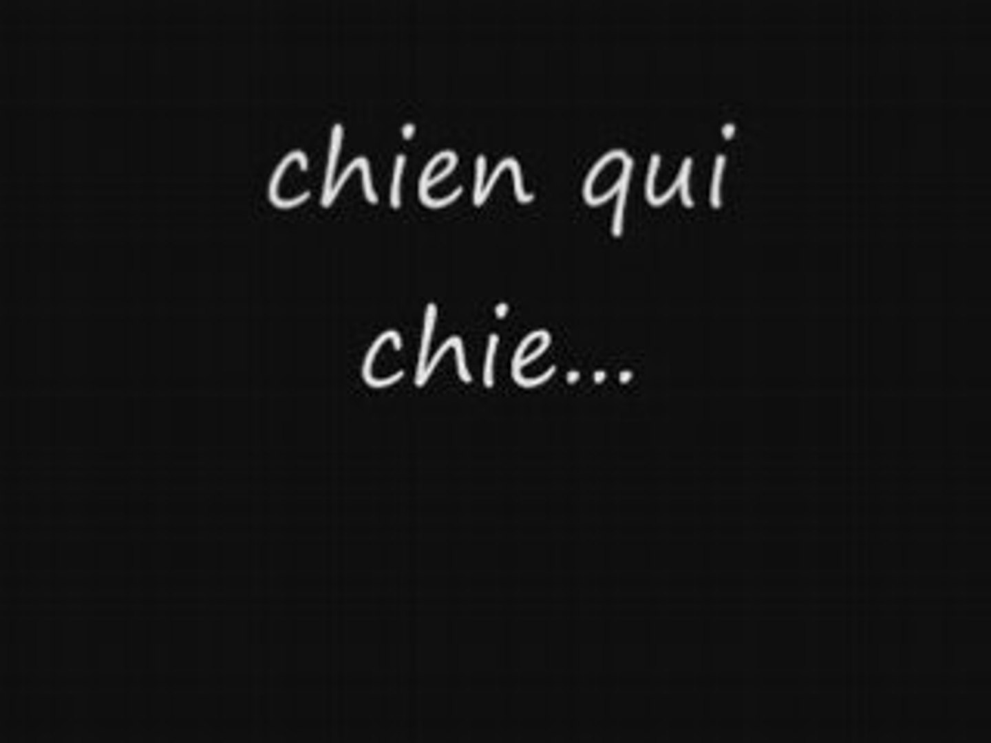 François Perusse Chien Qui Chie