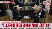 Presidente Javier Milei habla sobre Rosario