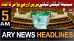 ARY News 5 AM Headlines | 13th March 2024 | PP and JUI alliance for Senate election