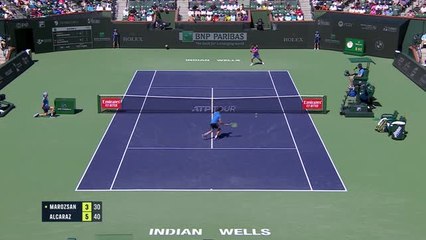 Indian Wells - Alcaraz facilement en 1/4 de finale
