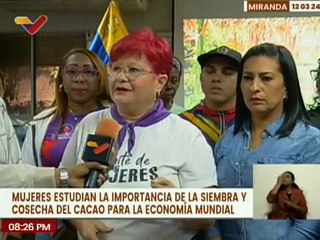 Féminas participan en el Diplomado Cacao con Aroma de Mujer en el estado Miranda