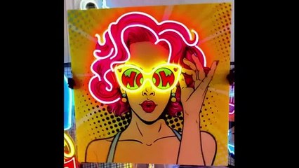 cuadros de resina yluces led