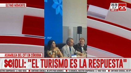 Scioli: "El turismo es la respuesta para los principales problemas de la Argentina"