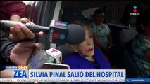 Silvia Pinal sale del hospital