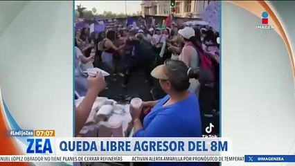 Dejan en libertad al hombre que agredió a mujeres el 8M en CDMX