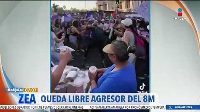 Dejan en libertad al hombre que agredió a mujeres el 8M en CDMX