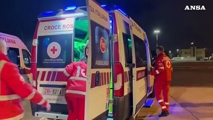 Arrivato in Italia il terzo volo con civili provenienti da Gaza