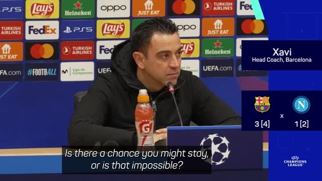 Xavi committed to Barcelona exit despite reaching UCL quarter-finals
