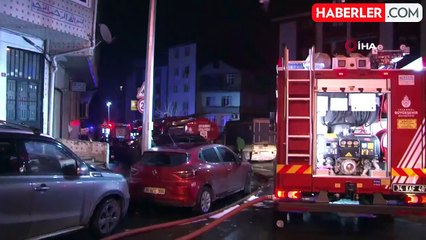 Beyoğlu'nda gecekonduda yangın paniği