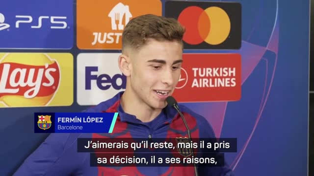 Barcelone - Fermín López, entre joie d’avoir marqué et envie que Xavi reste