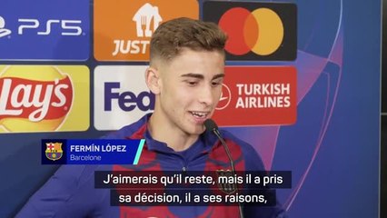 Barcelone - Fermín López, entre joie d’avoir marqué et envie que Xavi reste