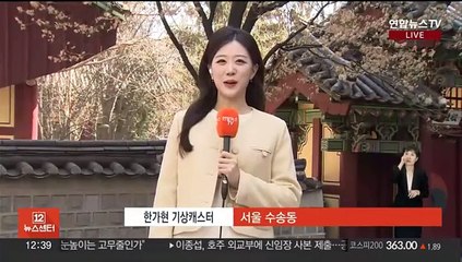 [날씨] 하늘 쾌청, 낮동안 포근…동해안 대기 건조·강풍