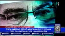 'Los Intocables de la Corrupción': Remueven a fiscal que logró prisión para exfuncionarios de Provías