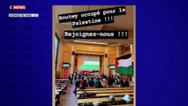 De étudiants bloquent Sciences Po Paris en soutien à Gaza