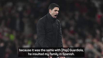 Conceicao accuses Arteta of disrespecting his family
