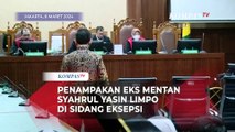 Penampakan Eks Mentan Syahrul Yasin Limpo di Sidang Eksepsi Tipikor