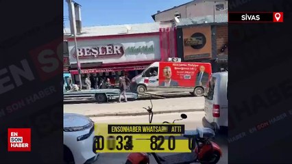 Sivas'ta CHP'nin seçim aracı yolda kaldı
