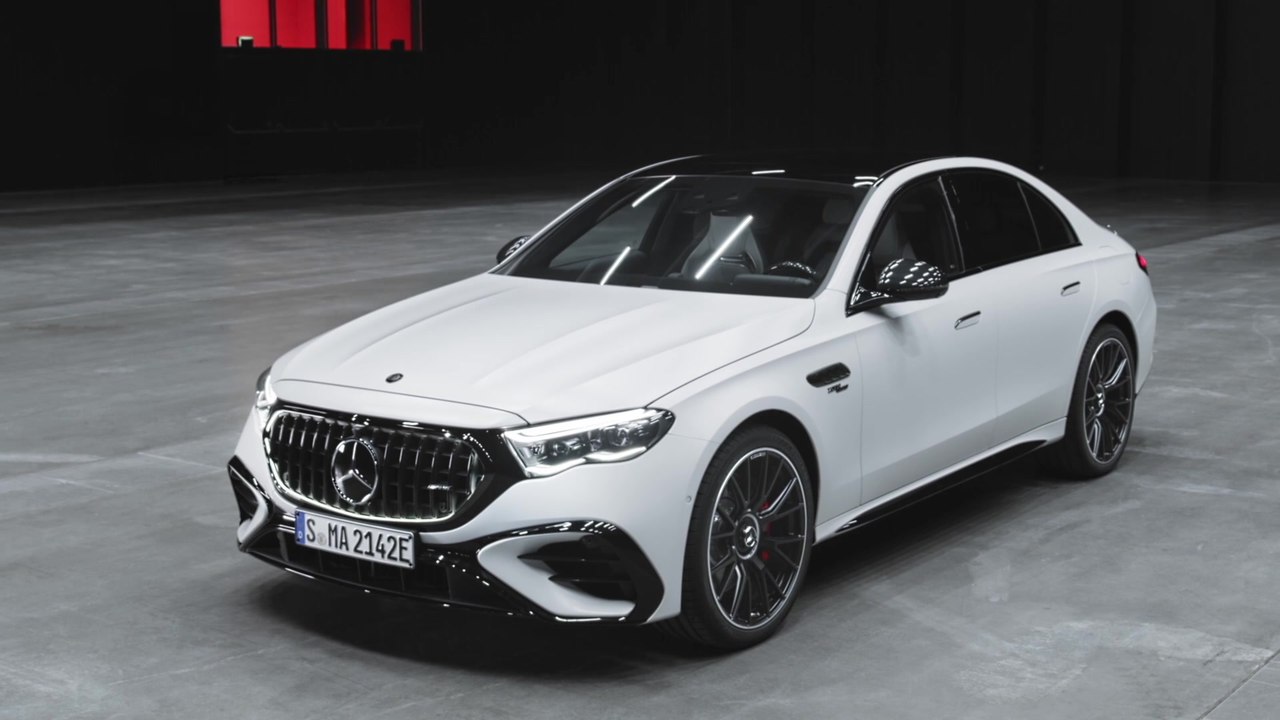 Der Mercedes-AMG E 53 HYBRID 4MATIC+ - AMG- und Hybrid-spezifische Design-Elemente