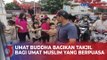 Umat Buddha di Cirebon, Jawa Barat Membagikan Takjil bagi Umat Muslim yang Berpuasa