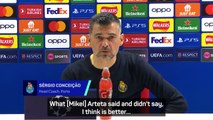 Conceicao accuses Arteta of insulting his family