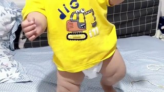 Baby Trying To Waking On The Bed | Babies Funny Moments | Cute Babies | Naughty Babies | Funny Baby #baby #babies #beautiful #cutebabies #fun #love #cute #beautiful #funny #babyvideos