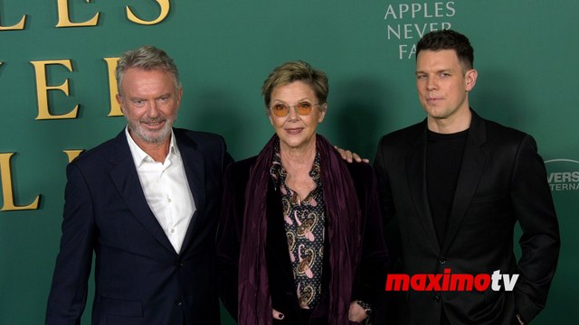 Sam Neill, Annette Bening, Jake Lacy attend Peacock's Apples Never Fall premiere in Los Angeles