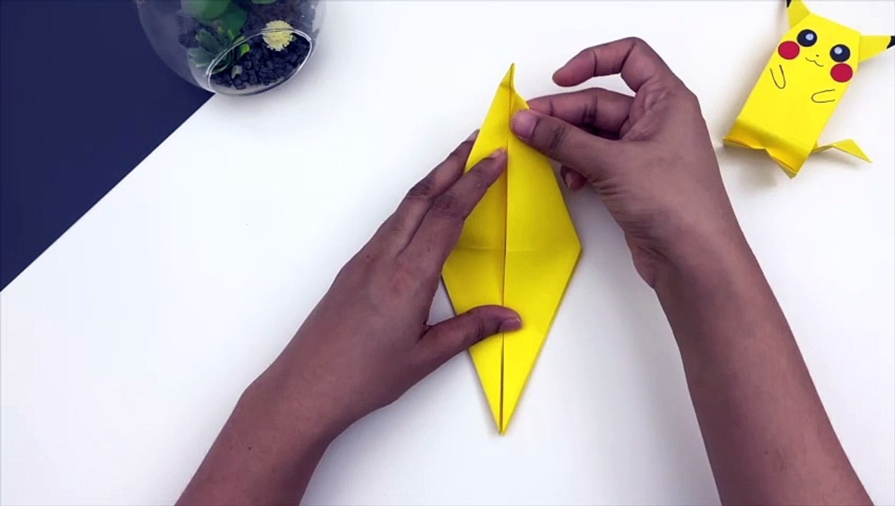 How to Make Origami Paper Pikachu - Paper Pikachu Craft - Paper Craft