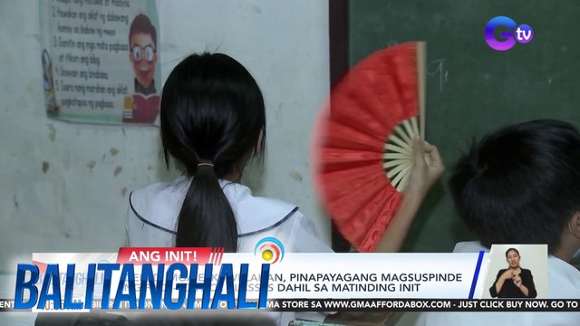 Mga eskuwelahan, pinapayagang magsuspinde ng face-to-face classes dahil sa matinding init | BT