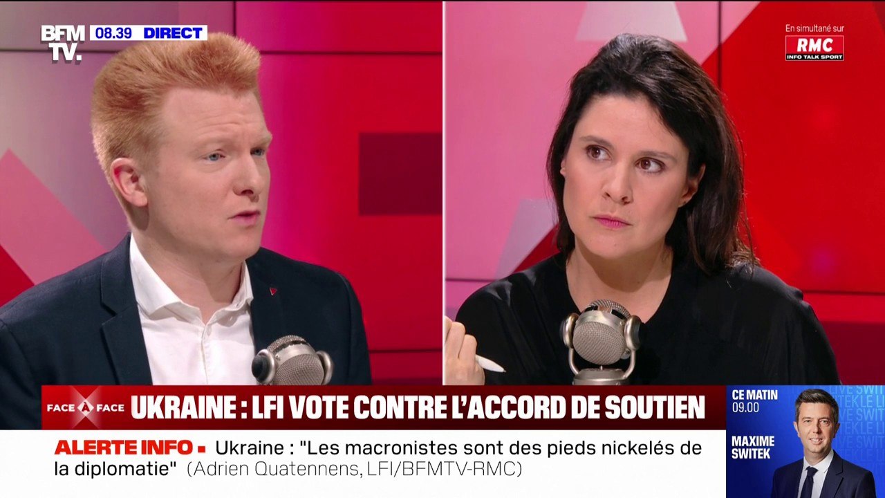 Guerre en Ukraine: pour Adrien Quatennens, "il y a un conflit, il faut négocier"