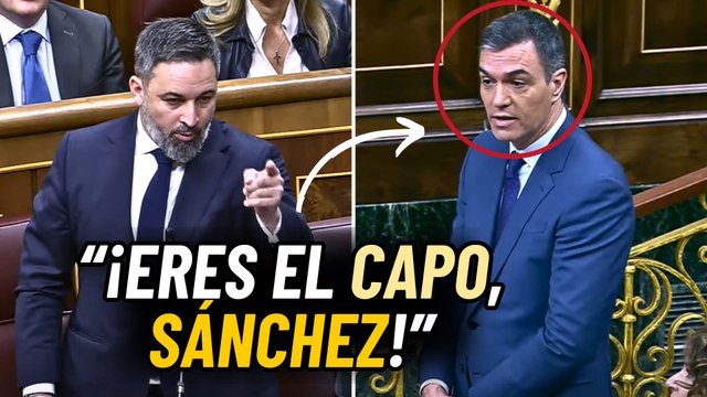 Abascal salta a la yugular de Pedro Sánchez: “Usted es el capo de la trama Ábalos”