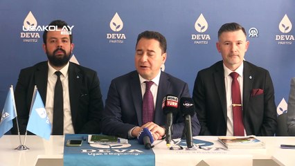 DEVA Partisi Genel Başkanı Babacan, Uşak'ta Konuştu