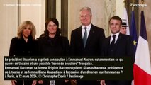 PHOTOS Brigitte Macron en tailleur et pantalon slim, l'élégance à la française pour accueillir un président