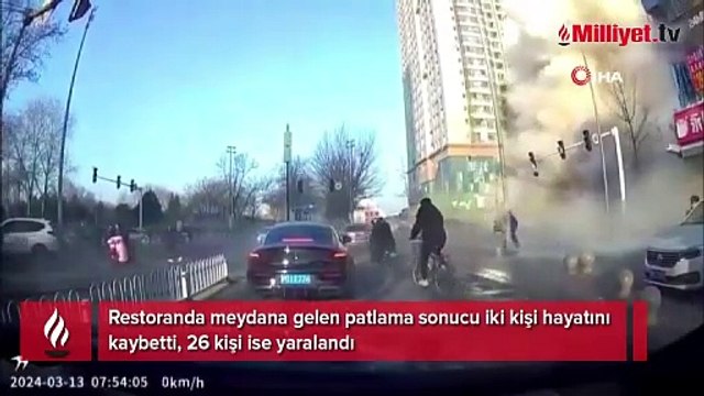 Restoranda korkunç patlama: Ortalık savaş alanına döndü!