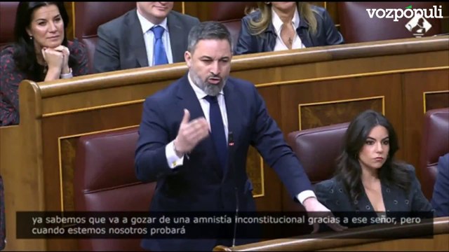 Abascal a Sánchez: La presidenta está ahí arriba, se llama Miriam Nogueras, de Junts