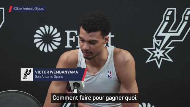 Spurs - Wembanyama : J'espère que j'aurais un été chargé