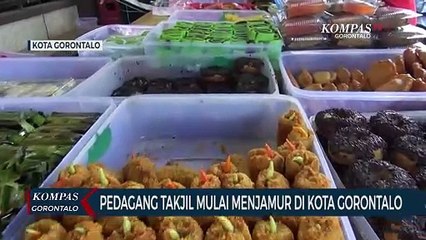 Penjual Takjil Mulai Menjamur di Kota Gorontalo