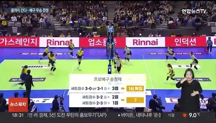 "V리그 출범 이후 처음"…프로배구 1위 싸움 대혼전