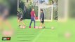 Messi’s bodyguard shows off ball skills