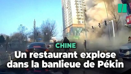 Près de Pékin, une violente explosion détruit un restaurant de poulet frit et fait au moins deux morts