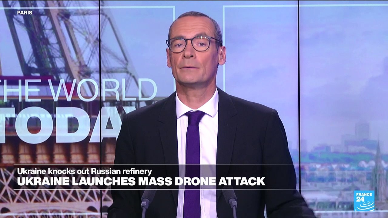 Ukraine launches mass drone attack as Putin says Russia ready to use nuclear weapons