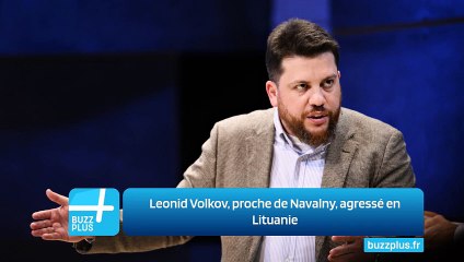 Leonid Volkov, proche de Navalny, agressé en Lituanie