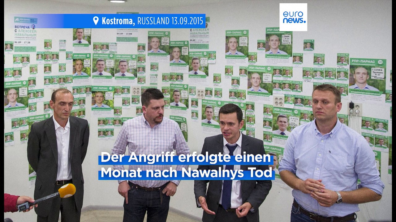 'Grüße von Putin': Hammer-Angriff gegen Nawalny-Mitarbeiter Leonid Wolkow in Litauen