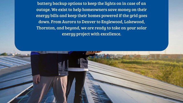 6 Reasons To Choose Colorado Solar Panels