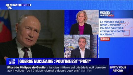 Vladimir Poutine pourrait-il envoyer une bombe nucléaire? BFMTV répond à vos questions