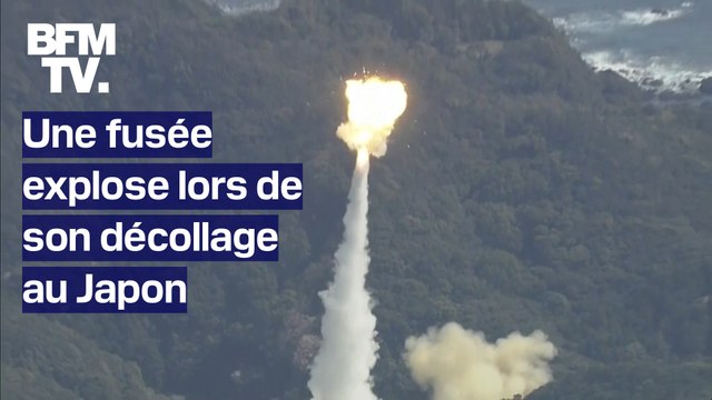 La fusée d'une entreprise japonaise explose lors de son décollage