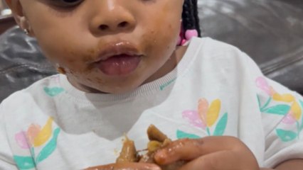 'I Really Like it!' - Toddler surprises mom by savoring the flavor of chicken feet