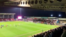 Full time scenes as Blackpool beat Northampton