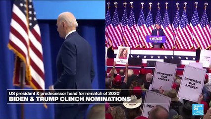 Biden, Trump clinch nominations, kicking off bruising presidential rematch