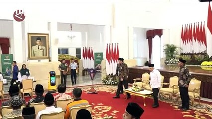Presiden Jokowi Salurkan Zakat Lewat Baznas di Istana Negara